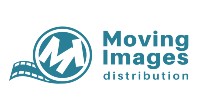 Moving Images distribution logo - with M in teal circle and company name