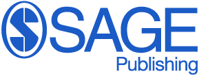 On the left, a bold navy-blue letter S with an oval-shaped navy-blue line around it. Beside it, in all capital letters, the word SAGE in navy blue, under the word sage, positioned to the right the word publishing also in navy blue.