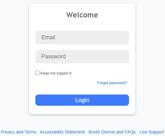 signing in to Forj virtual platform log in screen