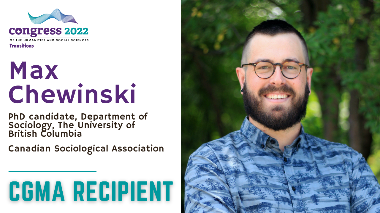 Photo of Max Chewinski, CGMA recipient