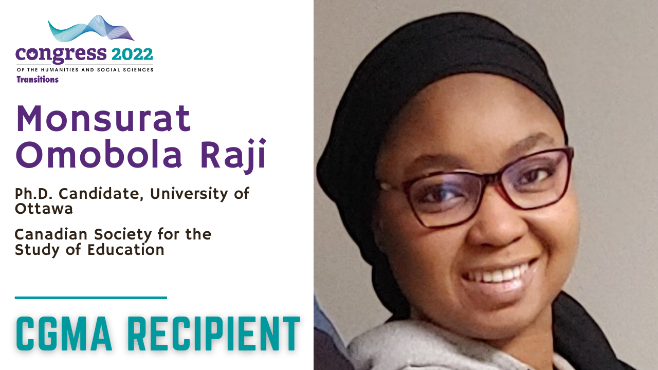 Photo of Monsurat Omobola Raji, CGMA recipient.