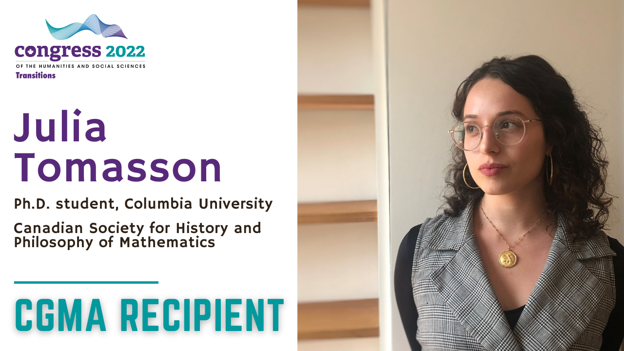 Photo of Julia Tomasson, CGMA recipient