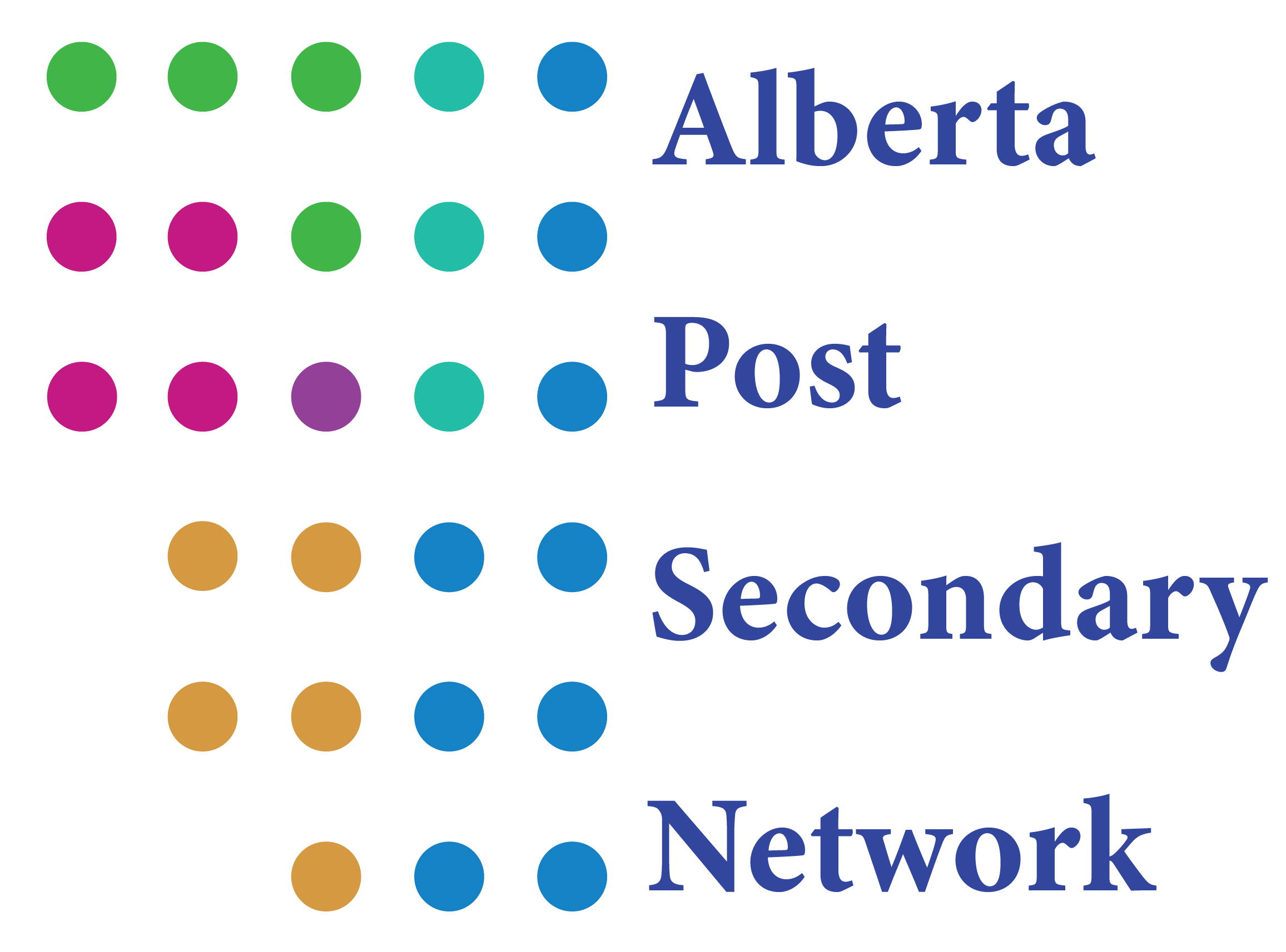 logo for the Alberta post Secondary Network