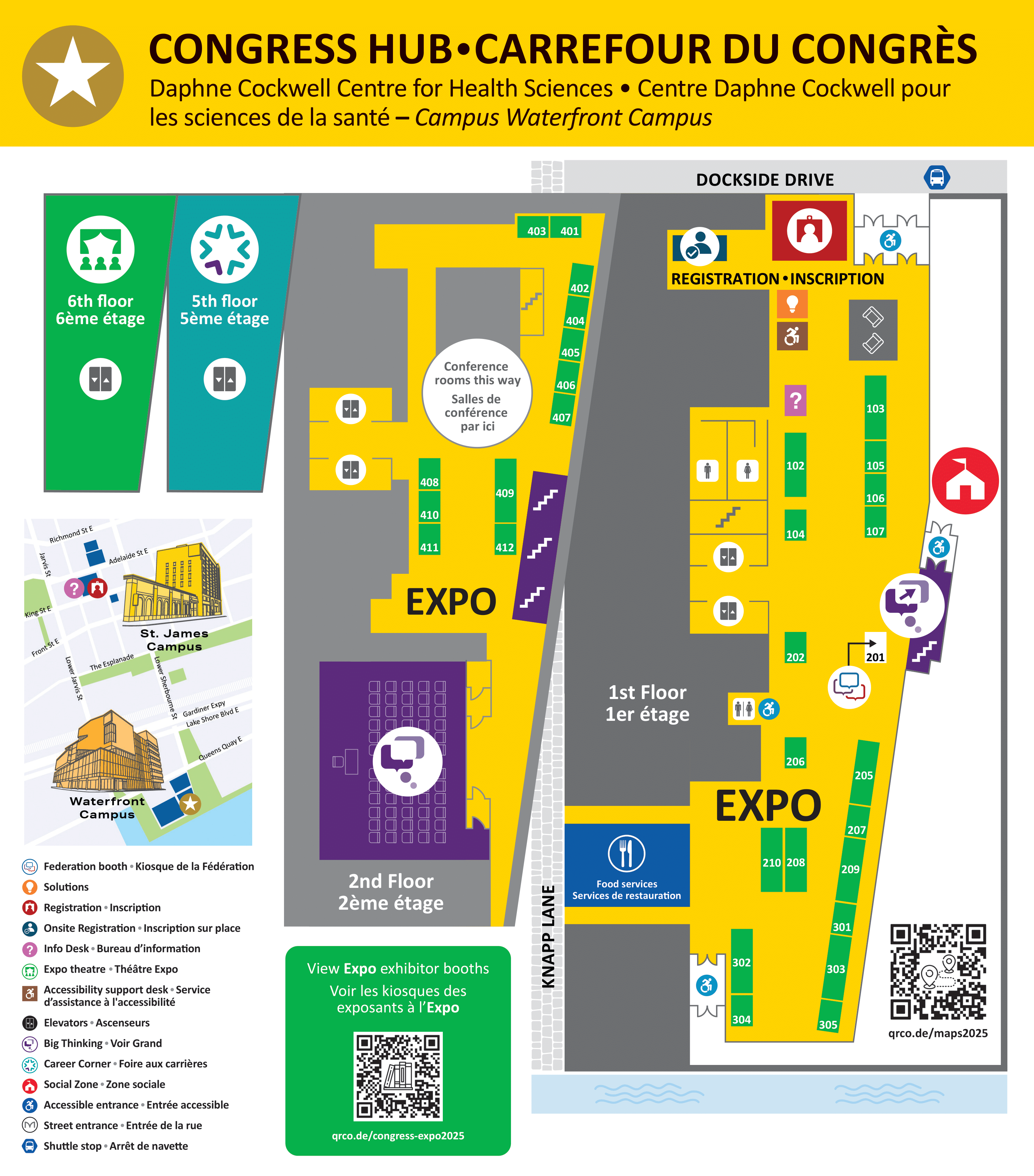 Plan du Carrefour du Congres 2025