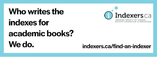 Who writes the indexes for academic books? We do, the Indexing Society of Canada