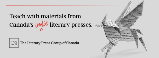 Teach with materials from Canada's indie literary presses.