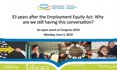 33 Years after the Employment Equity Act: Why are we still having this conversation? Title slide
