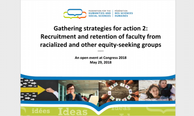 Gathering strategies for action 2: Recruitment and retention of faculty, event title slide