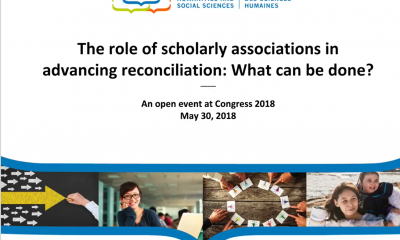 The role of scholarly associations in advancing reconciliation: What can be done? Title slide